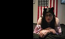 Σπιτικό βίντεο της μαζορέτας που δείχνει τη διάσημη της στάση