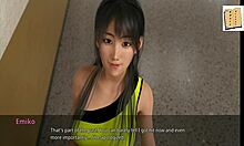 Аниме-подросток Эмико демонстрирует свои изгибы в эротическом видео на хентай