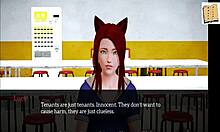 Realistische hentai-gameplay met een roodharige vriendin